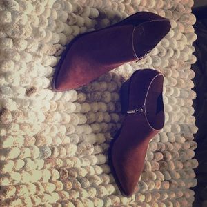 Franco Sarto suede booties 8.5